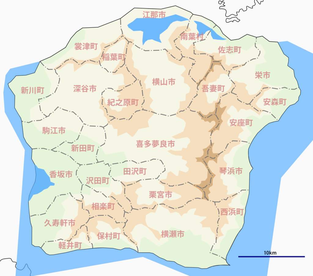 自治体地図