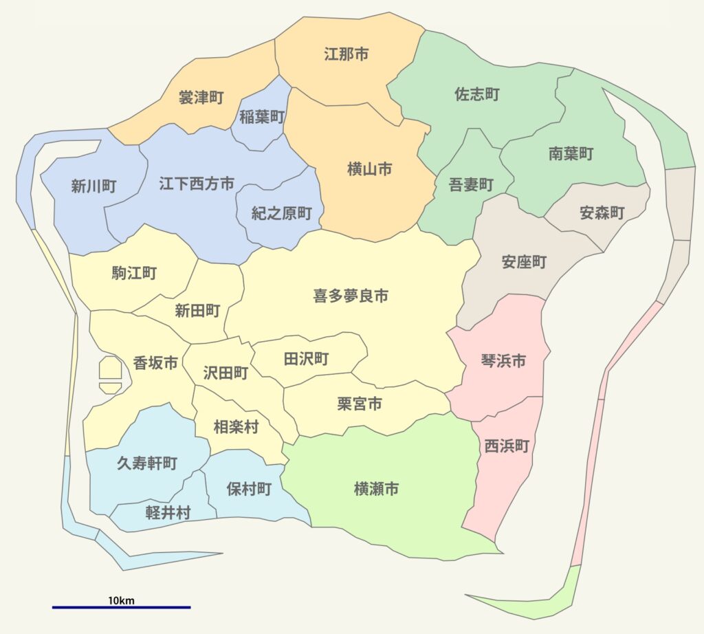 自治体地図